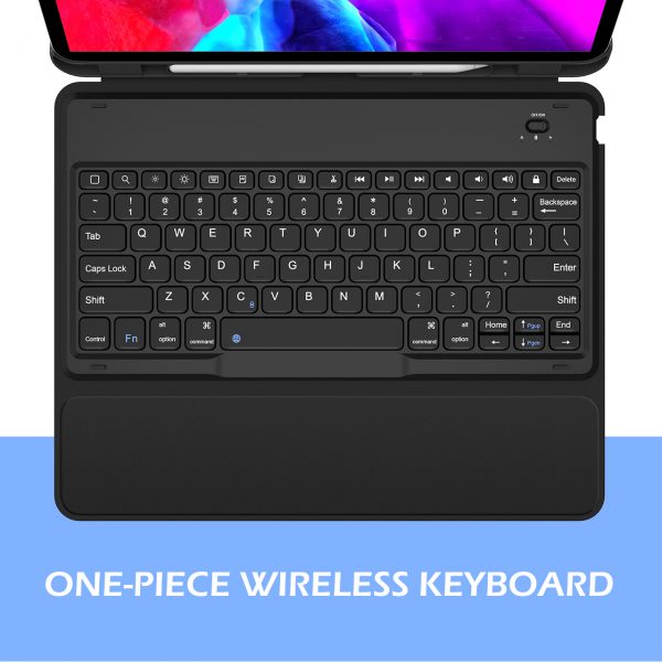 360°Rotating Back Cover with Backlight Wireless Keyboard Pencil Holder Included Touchpad Keyboard Compatible with iPad Pro 12.9 Keyboard Case for iPad Pro 12.9 inch 2018-3rd Gen / 2020-4th Gen 